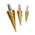 Etapa Cone Frill aço Metal Hole Cutter Bit